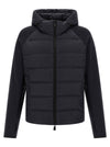 Moncler Grenoble Blue Padded Hoodie