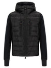 Moncler Grenoble Black Padded Hoodie