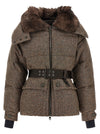 Moncler Grenoble Gelise Brown Down Jacket
