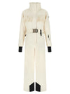 Moncler Grenoble White Fringed Ski Suit