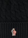 Moncler Grenoble Wool Beanie With Pon-pon