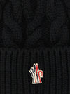 Moncler Grenoble Logo Patch Beanie