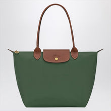  Longchamp Green Le Pliage Original M bag