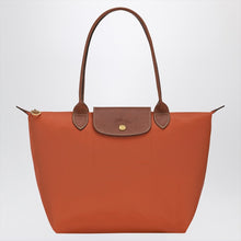  Longchamp Brick-coloured Le Pliage Original M bag