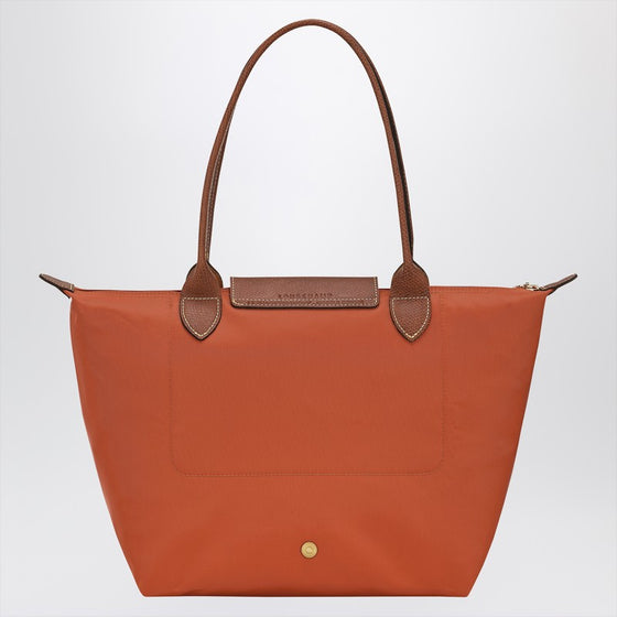Longchamp Brick-coloured Le Pliage Original M bag