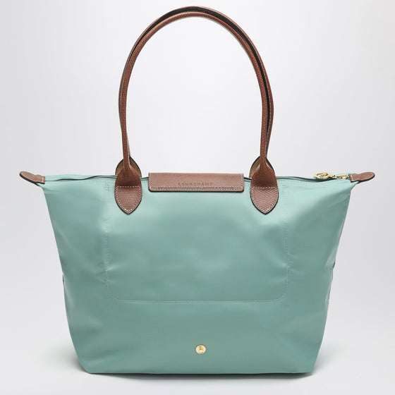 Longchamp Celadon coloured Le Pliage Original M bag