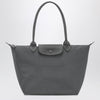 Longchamp Anthracite grey shopping bag M Le Pliage One