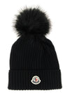 Moncler Enfant Pon Pon Wool Beanie