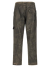 Stone Island Printed Pants With Logo Badge