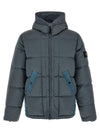 Stone Island Crumpled Effect Down Jacket