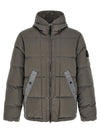 Stone Island Crumpled Effect Down Jacket