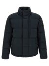 Stone Island Imb Piuma Rds Down Jacket With Logo Badge