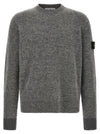 Stone Island 5100050 Crew Neck Sweater With Logo Badge