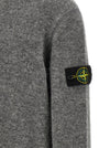 Stone Island 5100050 Crew Neck Sweater With Logo Badge