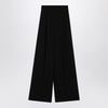 Max Mara Wide-leg black trousers in compact cady