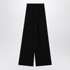 Max Mara Wide-leg black trousers in compact cady