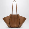 Yuzefi Large Mochi Bag in Hazel Pebble-Grained Leather