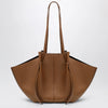 Yuzefi Large Mochi Bag in Hazel Pebble-Grained Leather