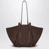 Yuzefi Large Mochi Bag in Nutmeg Suede Leather