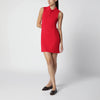 FLORE FLORE Lauren sleeveless organic cotton polo dress in Apple