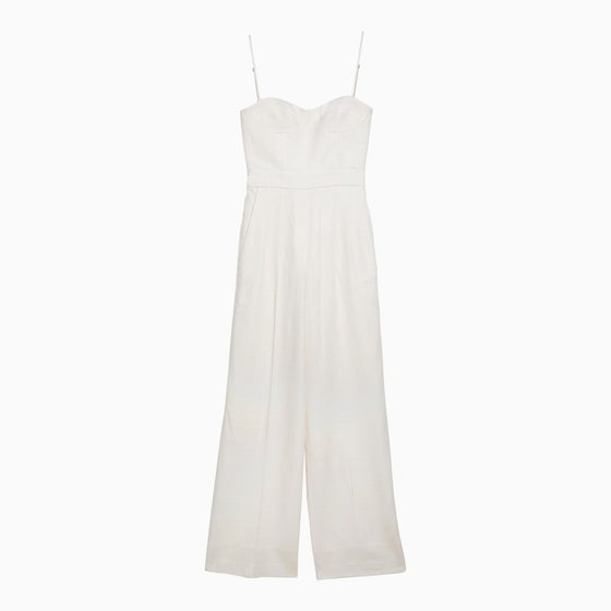 Margaux Lönnberg White wool-blend Lauren jumpsuit