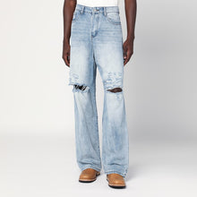  Basketcase Gallery Light blue washed jeans with rips