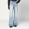 Basketcase Gallery Wide-leg light blue washed jeans