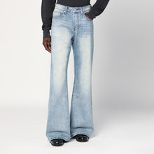  Basketcase Gallery Wide-leg light blue washed jeans