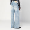Basketcase Gallery Wide-leg light blue washed jeans
