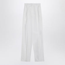  Sportmax Wide white cotton trousers