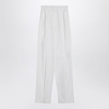  Sportmax Wide white cotton trousers