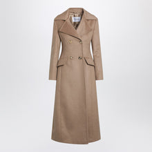  Max Mara Camel long double-breasted coat