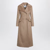 Max Mara Camel long double-breasted coat