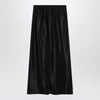 Loulou Studio Black skirt in linen and silk