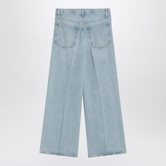 Frame Low Baggy Wide Leg Jeans in Organic Denim