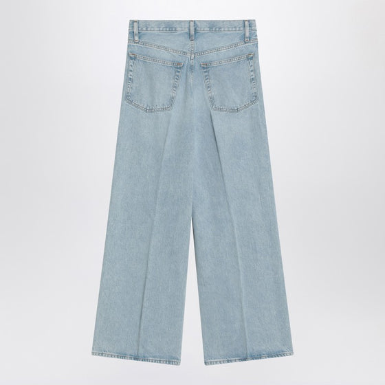Frame Low Baggy Wide Leg Jeans in Organic Denim