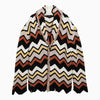 Alanui Cardigan in crochet zig zag multicolore