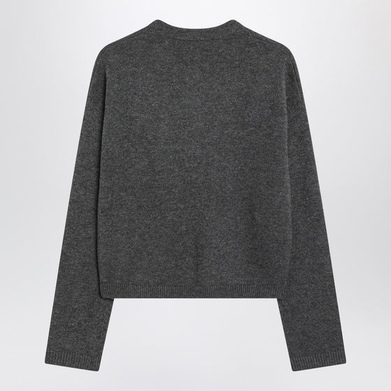 S Max Mara Grey sweater in wool and cashmere