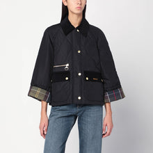  Barbour Black Martha quilted jacket