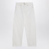 Frame White stiff denim jeans