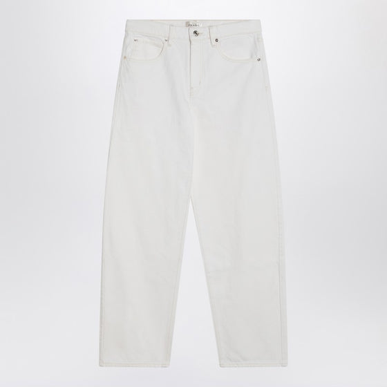 Frame White stiff denim jeans