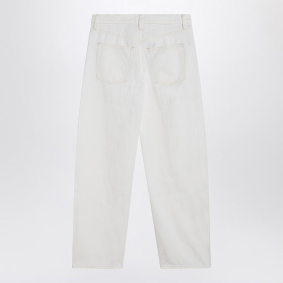 Frame White stiff denim jeans