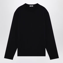  Tekla Black pyjama crew-neck sweater