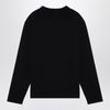 Tekla Black pyjama crew-neck sweater