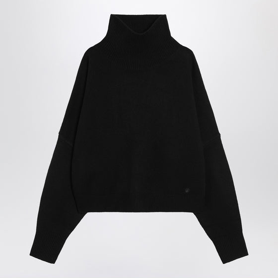 LouLou De Saison Black wool and cashmere sweater