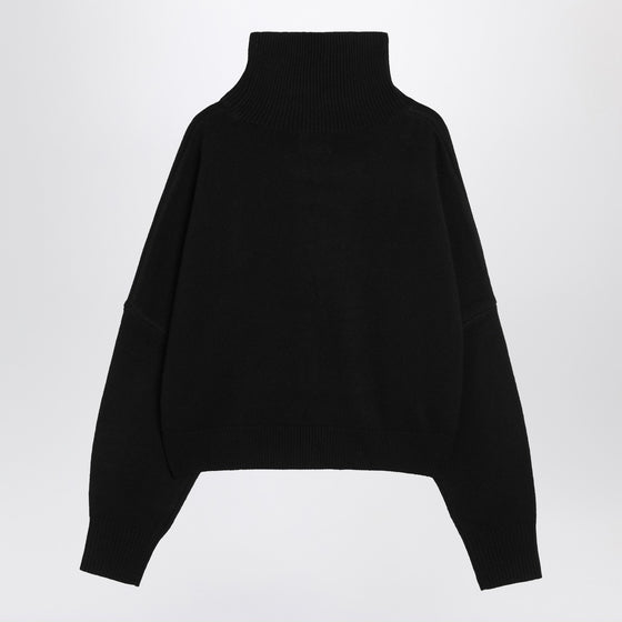 LouLou De Saison Black wool and cashmere sweater