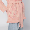 Alanui Salmon pink paisley cardigan