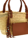 Alanui Icon Palm Leaf Big Handbag