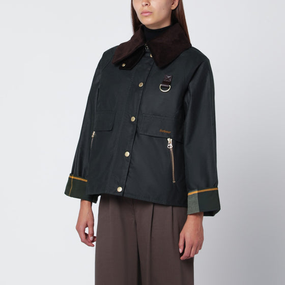 Catton Barbour Sage/Ancient waxed jacket