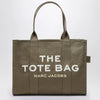 Marc Jacobs Slate green canvas large Tote Bag